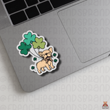 Lucky Little Frenchie Single Stickers