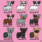 Select Your Frenchie Embroidered Hoop Art