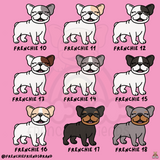 Select Your Frenchie Embroidered Hoop Art