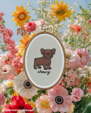 Select Your Frenchie Embroidered Hoop Art