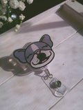 French Bulldog Badge Reel (Select Your Frenchie)