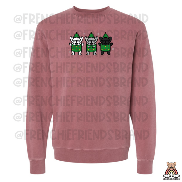 Santas Helpers Embroidered Crewneck