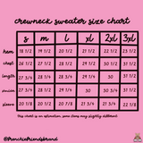 Frenchie Lovers Cozy Embroidered Crewneck Sweater