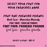 Select Your Frenchie Embroidered Hoop Art