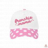 Frenchie Mama Canvas Embroidered Trucker Hat (Add On Frenchie/ Select Hat)