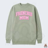 Oversized Frenchie Mom Embroidered Applique Sweater
