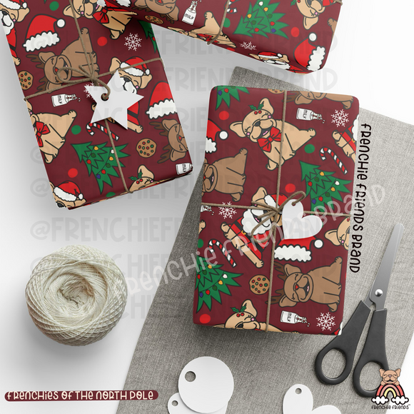 Frenchiemas Wrapping Paper