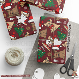 Frenchiemas Wrapping Paper