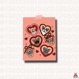 Heart Pocket Frenchies 5x7 Mini Print