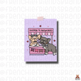 Sucker 4 Frenchies Kissing Booth 5x7 Mini Print
