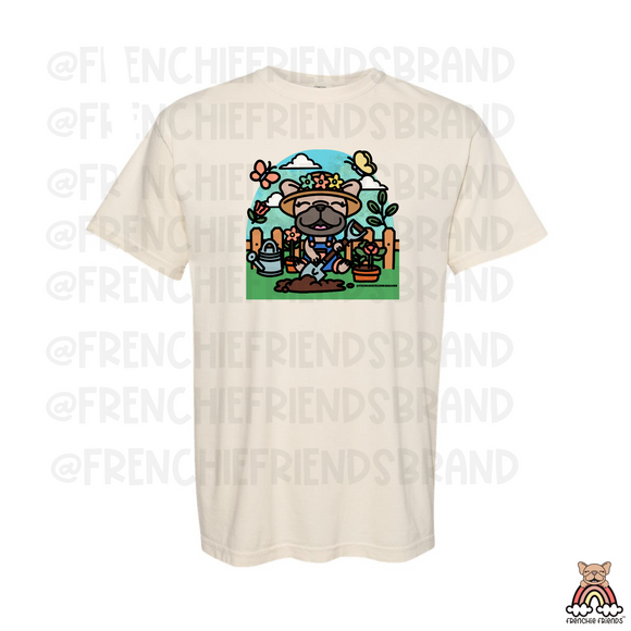 Home Is Where My Frenchies & Plants Are Unisex Tee