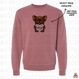 My Frenchie Is My Valentine Embroidered Crewneck (Select Your Frenchie)