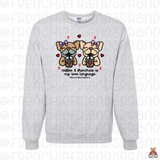 Coffee & Frenchies Is My Love Language Crewneck