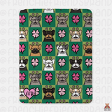 Lucky Is Having A French Bulldog Sherpa Blanket