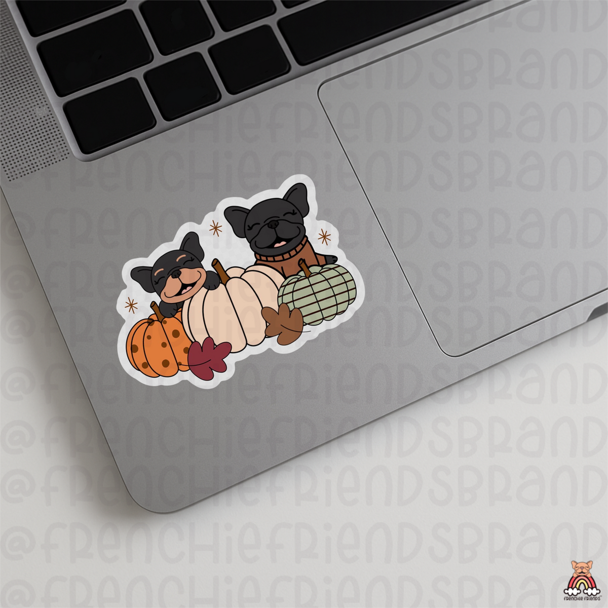 Frenchie Patch Single Sticker – Frenchie Friends LLC