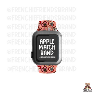 Heart Pocket Charms Frenchies  Apple Watch Band