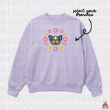 Frenchie Spring Embroidered Boxy Crewneck ( Select Your Frenchie)