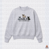 Man I Love Frenchies Embroidered Boxy Crewneck