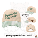 Frenchie Mama Canvas Embroidered Trucker Hat (Add On Frenchie/ Select Hat)