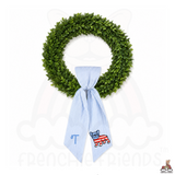 Frenchies & Freedom Wreath Sash