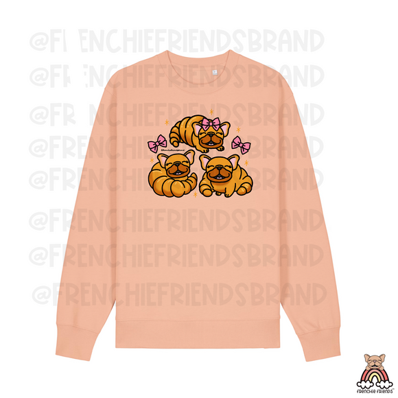 Croissant Frenchies  Crewneck