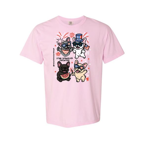 Star Spangled Frenchie ( Select Your Shirt Color)
