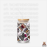 Bring Me Frenchies Not Flowers 16 oz Glass Can