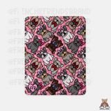 Bring Me Frenchies Not Flowers Sherpa Blanket