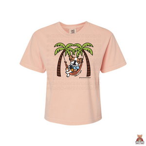 Take It Easy Cropped Tee