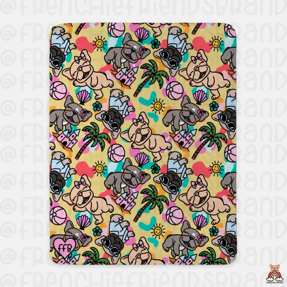 Beach Princess Sherpa Blanket