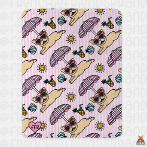 Beach Babe Sherpa Blanket