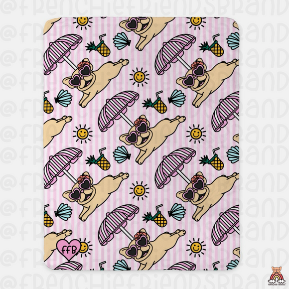 Beach Babe Sherpa Blanket