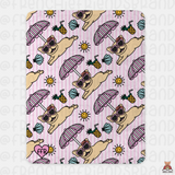 Beach Babe Sherpa Blanket