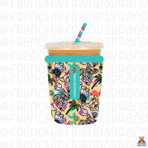 Beach Princess Coffee Sleeve