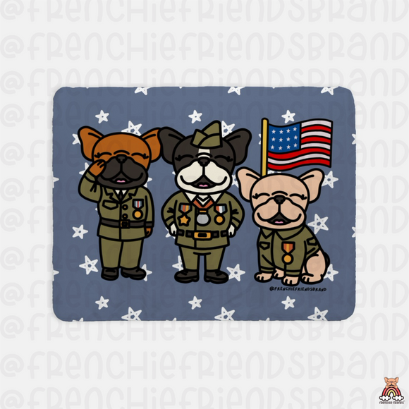 Memorial Day Sherpa Blanket