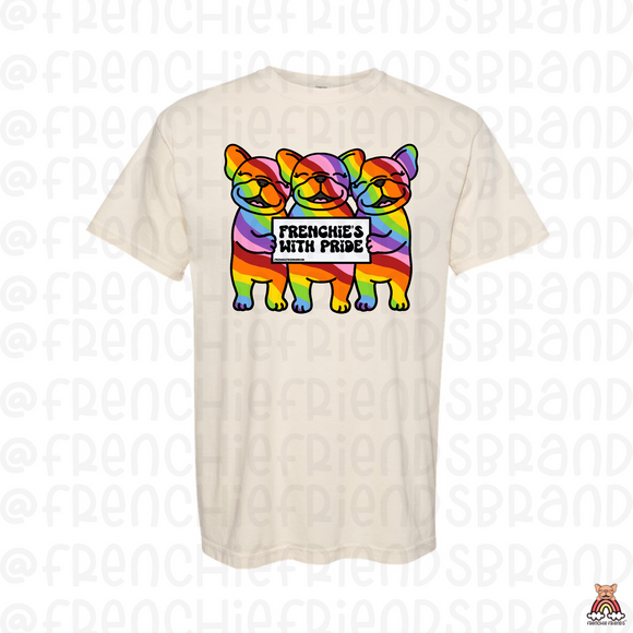 Frenchies With Pride Unisex Tee