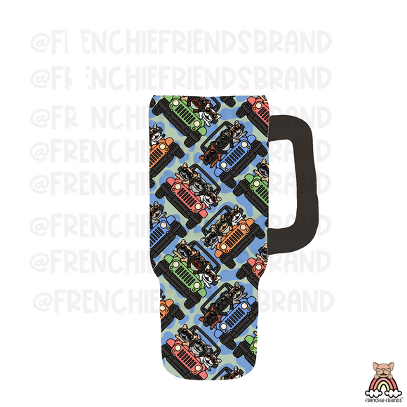 Cars & Frenchies Tumbler