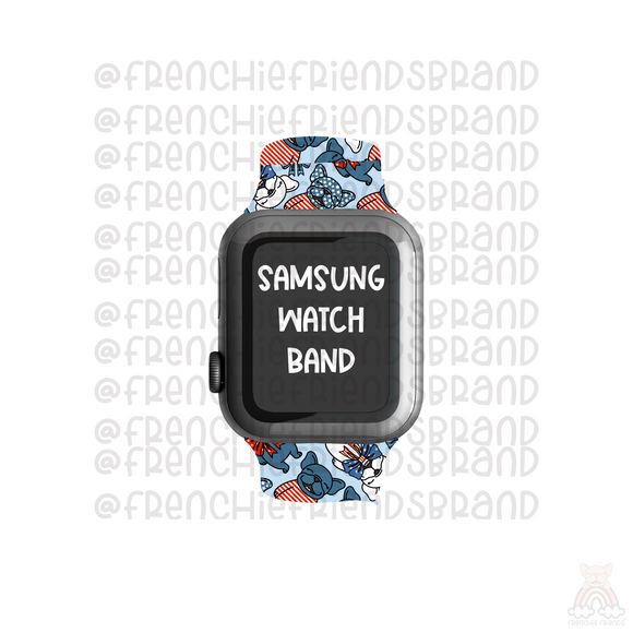 Frenchies & Freedom Samsung Watch Band
