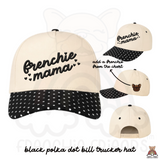 Frenchie Mama Canvas Embroidered Trucker Hat (Add On Frenchie/ Select Hat)