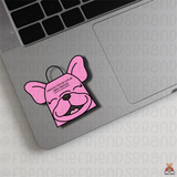 Frenchie Finds As Cute As Your Frenchie  Single Stickers