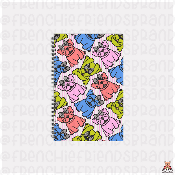 Color Me Frenchie Softcolor 5.5x8.5 Notebook