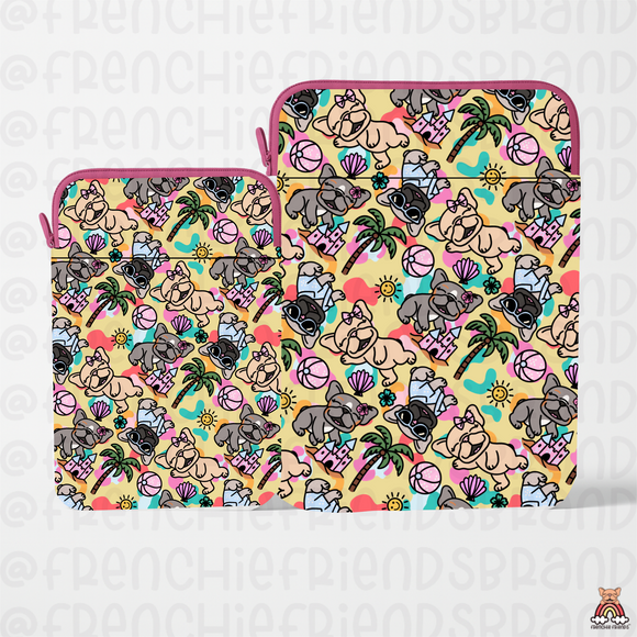 Beach Princess Zippered Pouch Kindle/ iPad Sleeve
