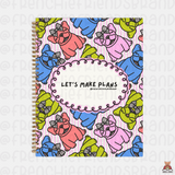 Lets Make Plans Frenchie Hardcover Planner
