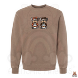 Merle Frenchie Fall Latte Embroidered Crewneck (Select 1-2 Frenchies)
