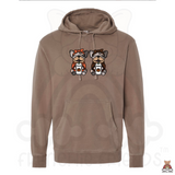 Merle Frenchie Fall Latte Embroidered Hoodie (Select 1-2 Frenchies)