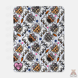 Hoppy Easter  Sherpa Blanket