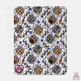 Hoppy Easter  Sherpa Blanket