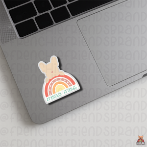 Frenchie Friends Logo Die Cut Sticker