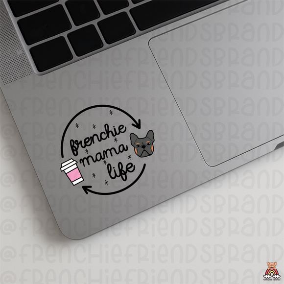 Frenchie Mama Life Single Sticker