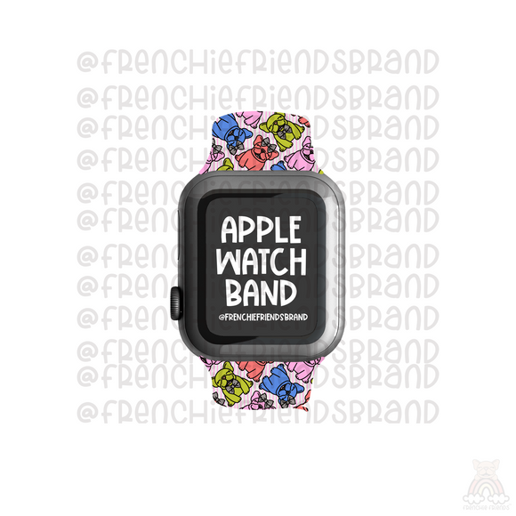 Color Me Frenchies Apple Watch Band
